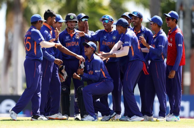 U-19 World Cup: India beat Bangladesh to set up semi-final clash with australia. Pic/ICC