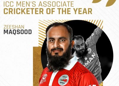 Zeeshan Maqsood named ICC Men’s Associate Cricketer of the Year Zeeshan Maqsood named ICC Men’s Associate Cricketer of the Year