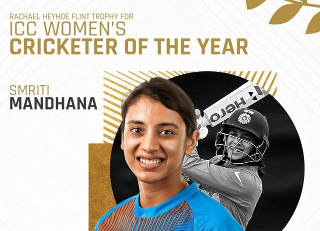 Smriti Mandhana named ICC Women’s Cricketer of the Year . Pic/ICC
