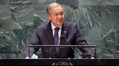 UN Secretary-General António Guterres calls for the Olympic Truce to be observed