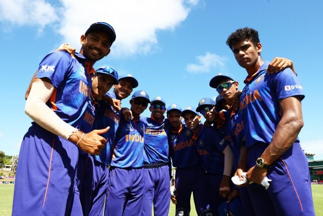 India beat Australia to set up U-19 World Cup final date with England. Pic/ICC