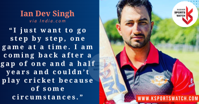 “I’m trying to create an environment where everyone wants to win”: J&K captain Ian Dev Singh