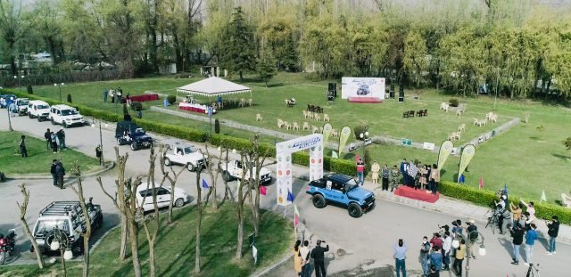 Frozen Rush-4 off-road challenge flagged off. Pic/KSW