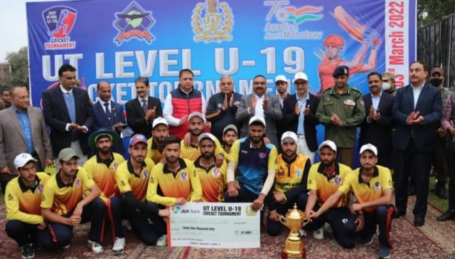 Jammu Dare Devils win U-19 UT level cricket tourney. Pic/KSW