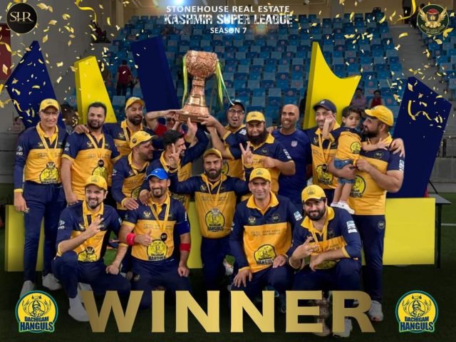 Story behind Kashmir Super League-Dubai and new Champions Dachigam Hanguls. Pic/KSL Dubai