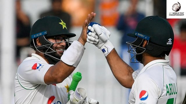 Imam, Shafique score centuries as Pakistan-Australia first Test ends in a draw. Pic/ICC