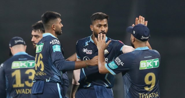 IPL 2022: Hardik Pandya show helps Gujarat Titans beat Rajasthan to go top of the table. Pic/IPL