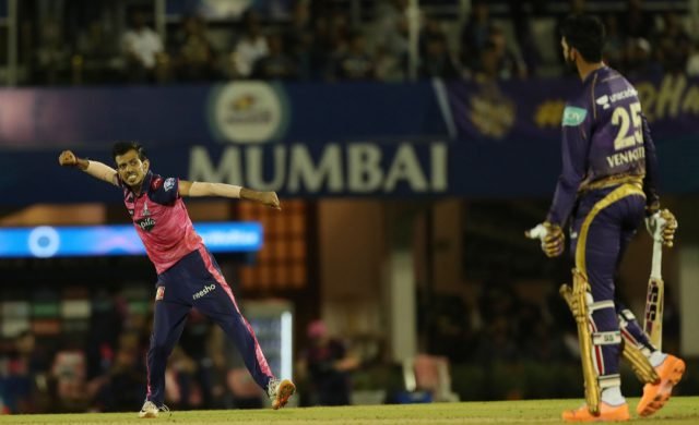 Chahal hat-trick, Buttler hundred power Rajasthan Royals to win over KKR. Pic/IPL