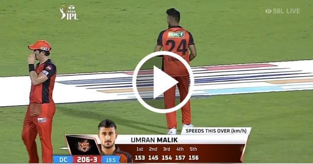 Umran Malik is all-out fast bowler, bowls 90 percent deliveries above 145kmph, says Dale Steyn. Pic/Screengrab