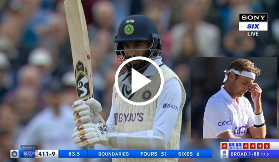 Bumrah smashes Stuart Broad for 35 runs in an over