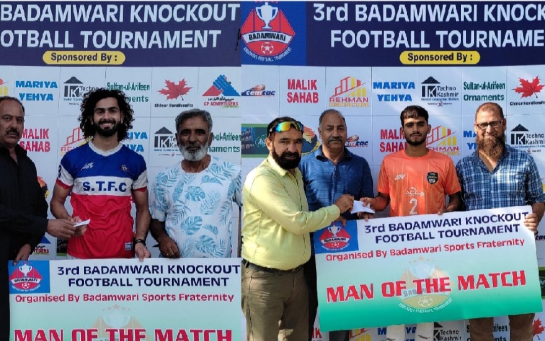 Badamwari Tourney: Kashmir Avengers FC, Syed Taj ud Din book place in semifinal
